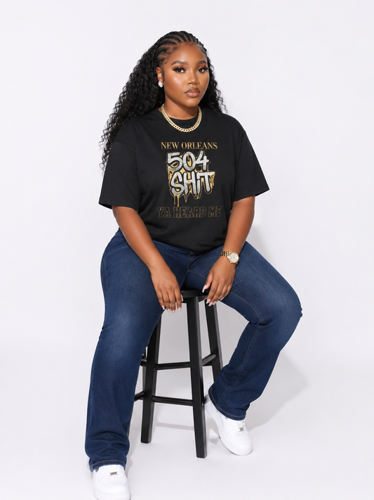 New Orleans 504 Sh*t  T‑Shirt — NOLA Tee
