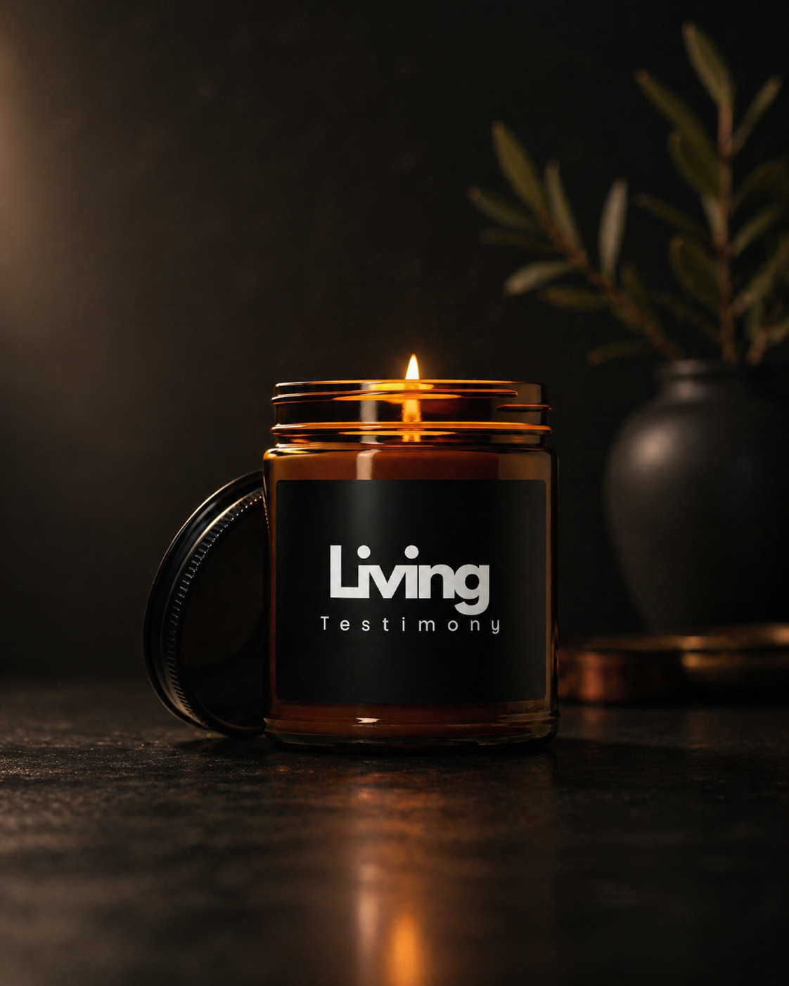 Living Testimony Candle - (4oz & 9oz Options)