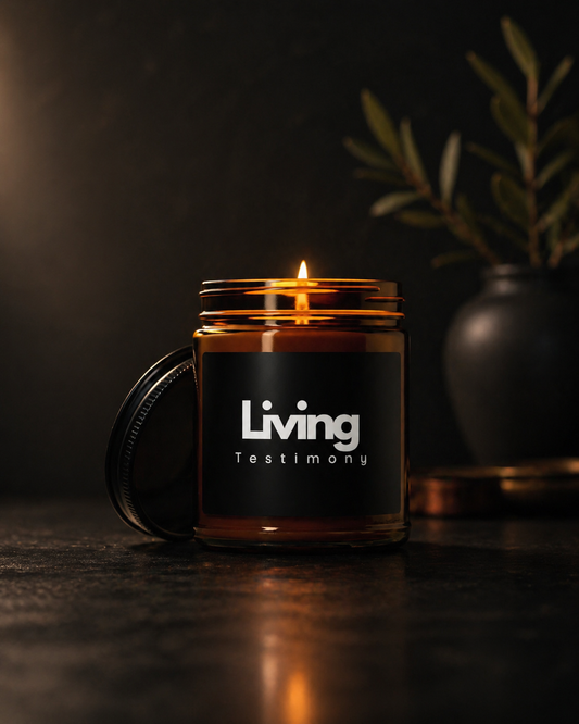 Living Testimony Candle - (4oz & 9oz Options)