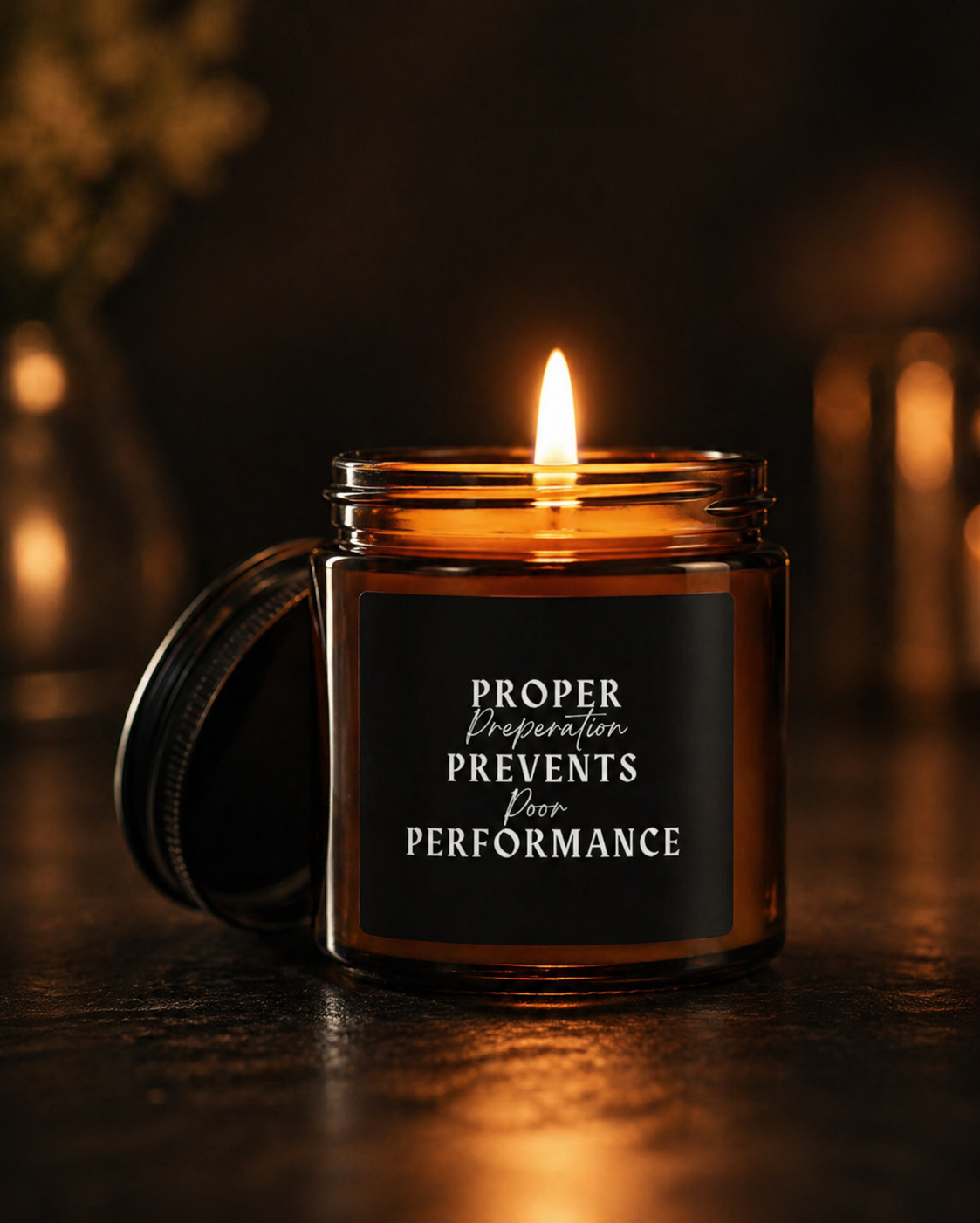 Proper Preparation Candle – Amber Jar (4oz & 9oz Options)