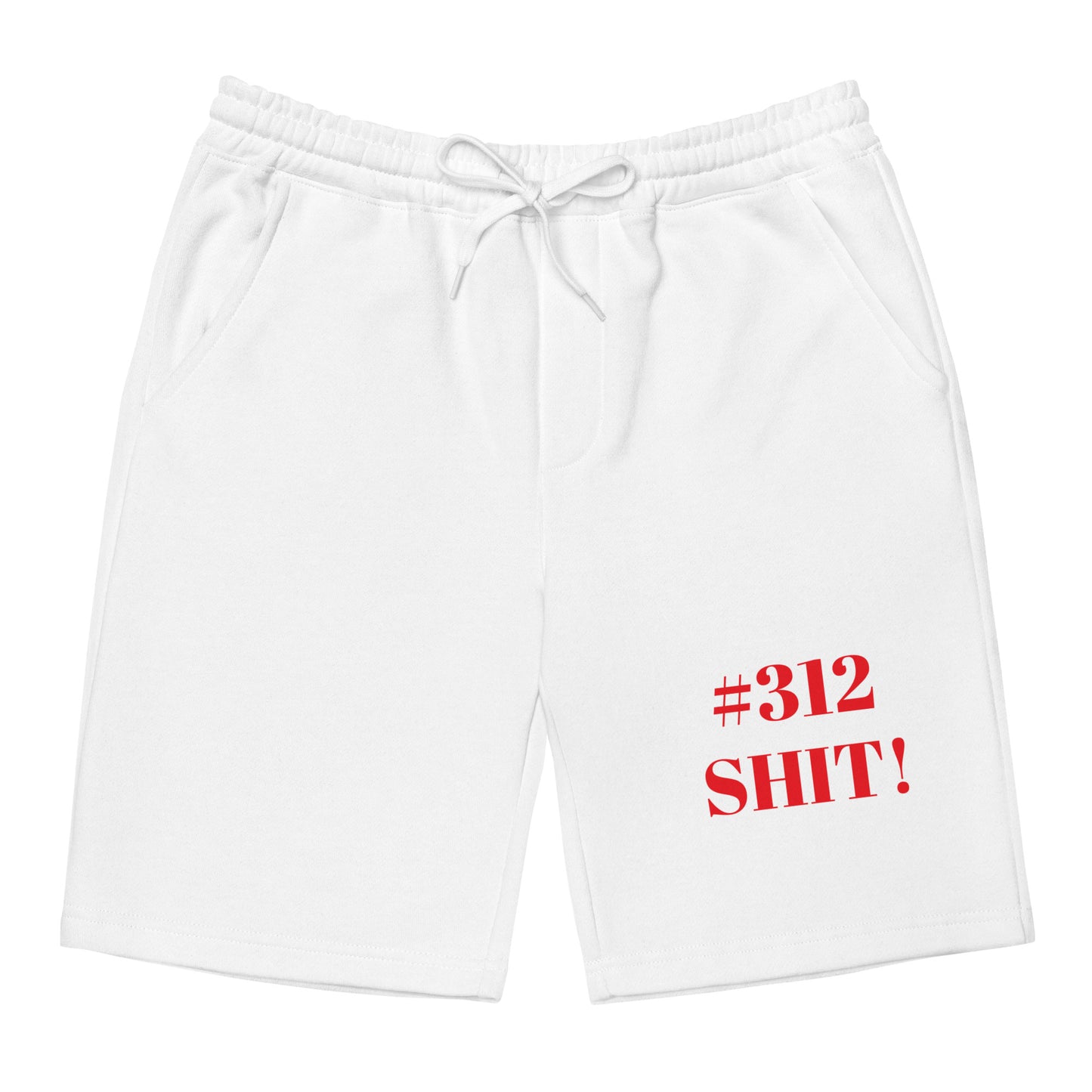 #312 Chi Town Swag: Chicago, IL fleece shorts - Represent your Hood - TheMcMillionairesCollection