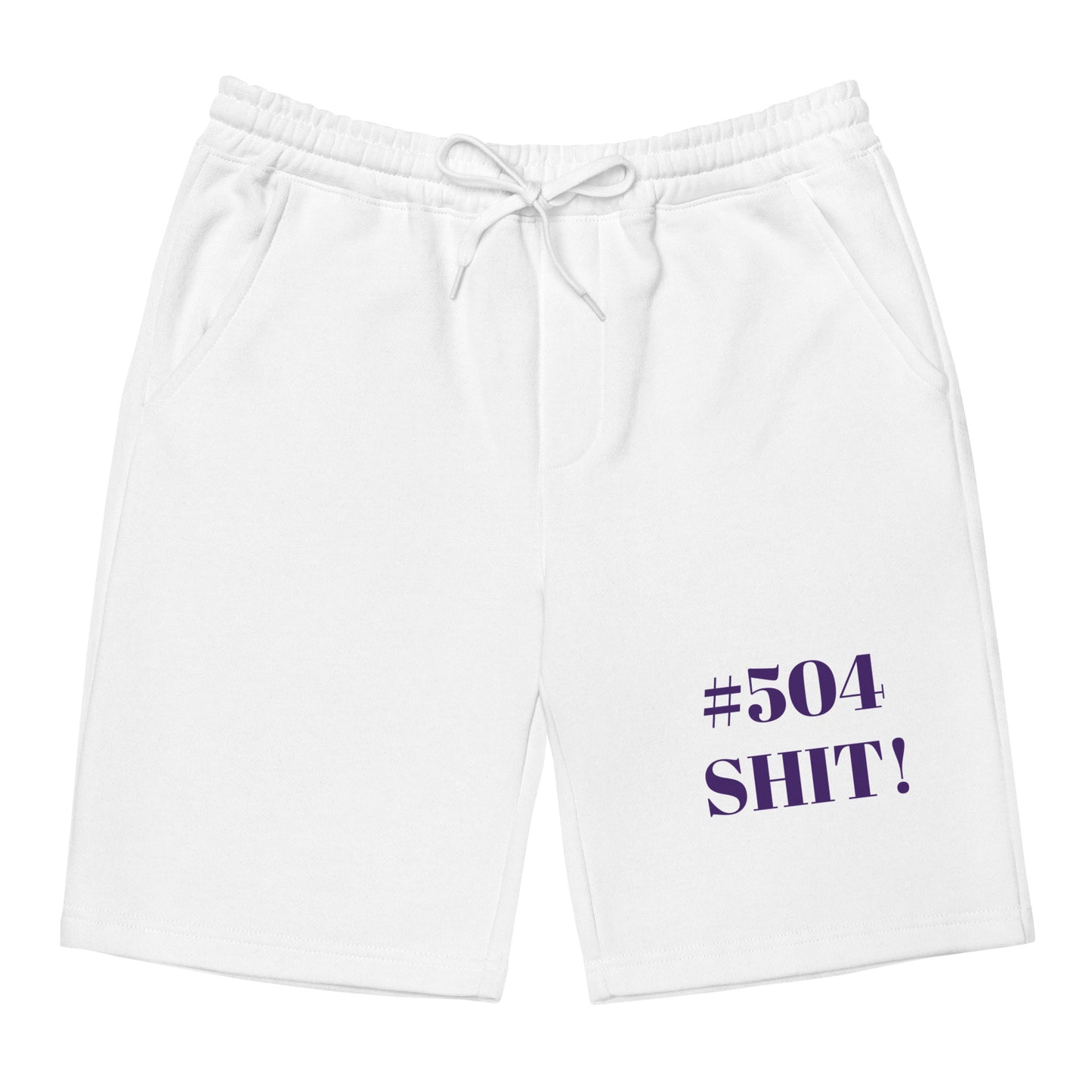 #504 Nola Swag: New Orleans, Louisiana fleece shorts - Represent Your Hood - TheMcMillionairesCollection