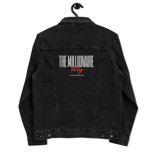 The McMillionaires Collection - The Millionaire Way Jean Jacket (Black) - TheMcMillionairesCollection