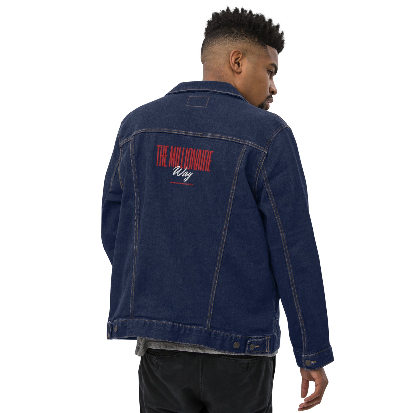 The McMillionaires Collection - The Millionaire Way Jean Jacket (Blue) - TheMcMillionairesCollection