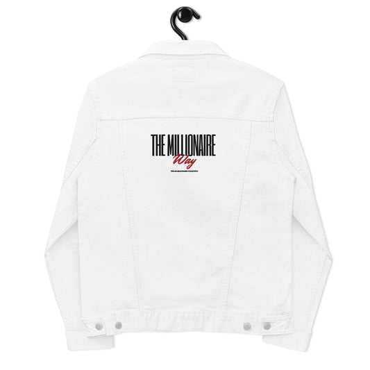 The McMillionaires Collection - The Millionaire Way Jean Jacket (White) - TheMcMillionairesCollection