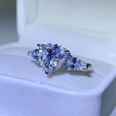 3 Carat Moissanite 925 Sterling Silver Ring - TheMcMillionairesCollection